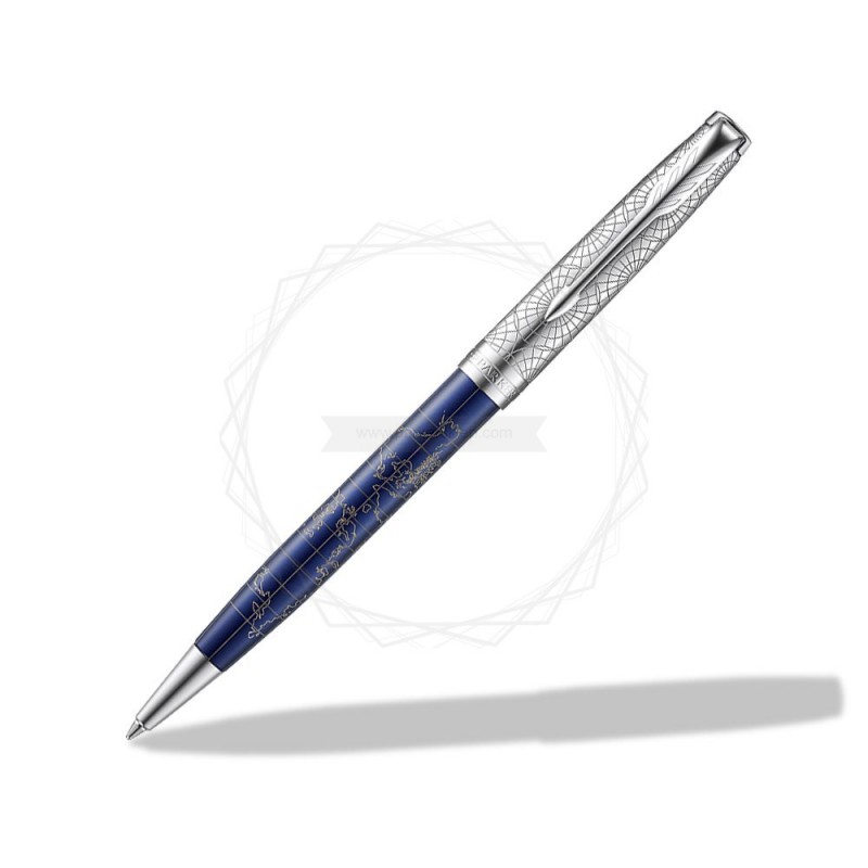 Długopis Parker Sonnet SE Blue Silver CT 18k [2054841]  