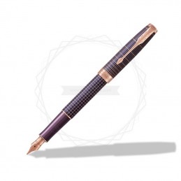 Pióro wieczne Parker Sonnet Chiselled Purple PGT 18K [1931542]Pióro wieczne Parker Sonnet Chiselled Purple...