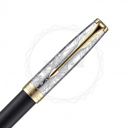 Pióro kulkowe Parker Sonnet Black GT 18k. [2054836]