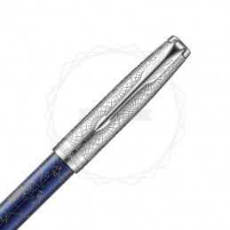 Pióro kulkowe Parker Sonnet Blue Silver 18k. [2054840]