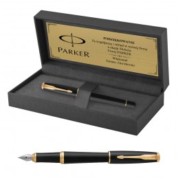 Pióro wieczne Parker Urban Muted Black GT w Pudełku z Grawerem [1931601/11]Pióro wieczne Parker Urban Muted Black GT w...