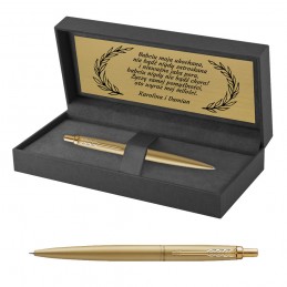 Długopis Parker Jotter XL Monochrome Gold w Pudełku z Grawerem [2122754/4]